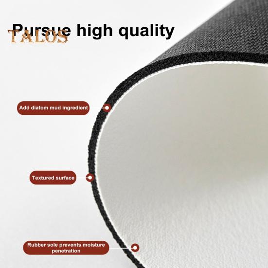 Diatomitová podložka pod vodovodní baterii Multifunkční podložka na ochranu proti stříkající vodě u dřezu Rychleschnoucí kamenný podnos pohlcující vodu pro organizaci koupelny v kuchyni