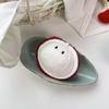Lychee Plush Toy Keychain Cartoon Mini Lychee Soft Stuffed Doll Pendant Car Key Ring Backpack Bag Decor Kid Gift