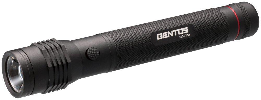 

GENTOS MG Series LED Flashlight Lumens Brightness 17 Hours of Operational Run Time Dustproof and Uses 3 C ANSI Standard Design MG-723D [380 / /