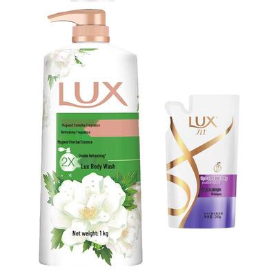Lux Mugwort & Camellia Scent Body Wash & Shampoo Set