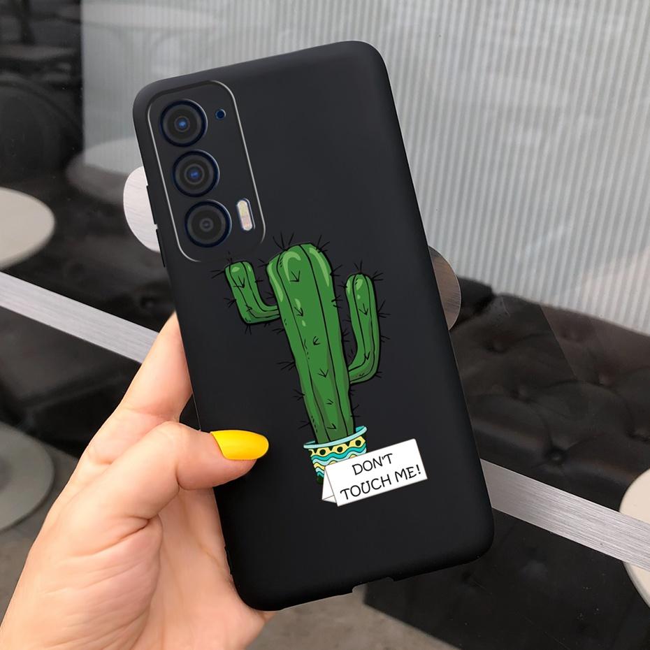 Silicon Case For Motorola Edge (2021) / Edge 5G UW (2021) Fashion Sunflower Daisy Pattern Soft Phone Cases For Edge 2021 XT2141