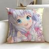 Romance Anime Eromanga Sensei Cushion Cover Soft  EasyWash Pillow Case  Versatile for Couch Bed Travel and Office