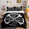 """Totenkopf und Dornen Design Set" Bettwäsche-Set mit 1 Bettbezug 2 Kissenbezügen Einzelbett Doppelbett King Size Queen Size Geschenk"""