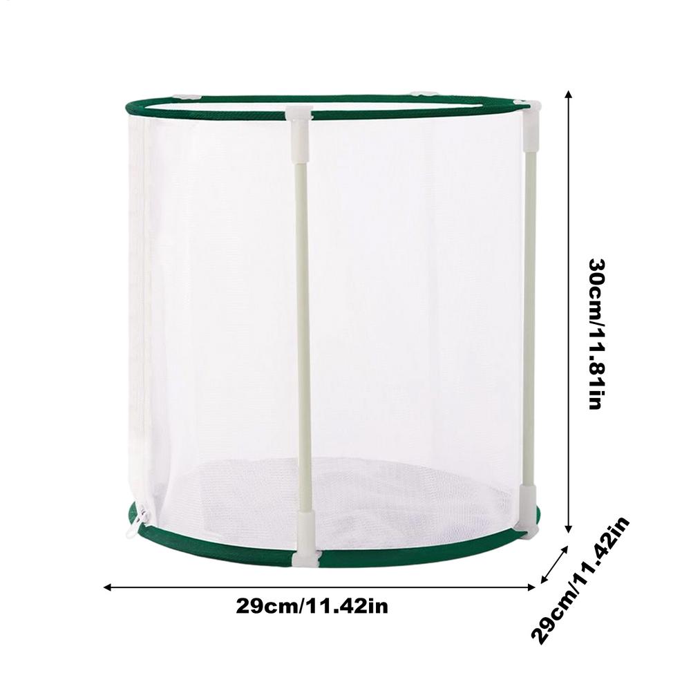 

Butterfly Cage Foldable Mesh Clear Heavy Duty Cage Tent Caterpillar Butterfly Growing House For Garden Yard Patio Balcony Lawn