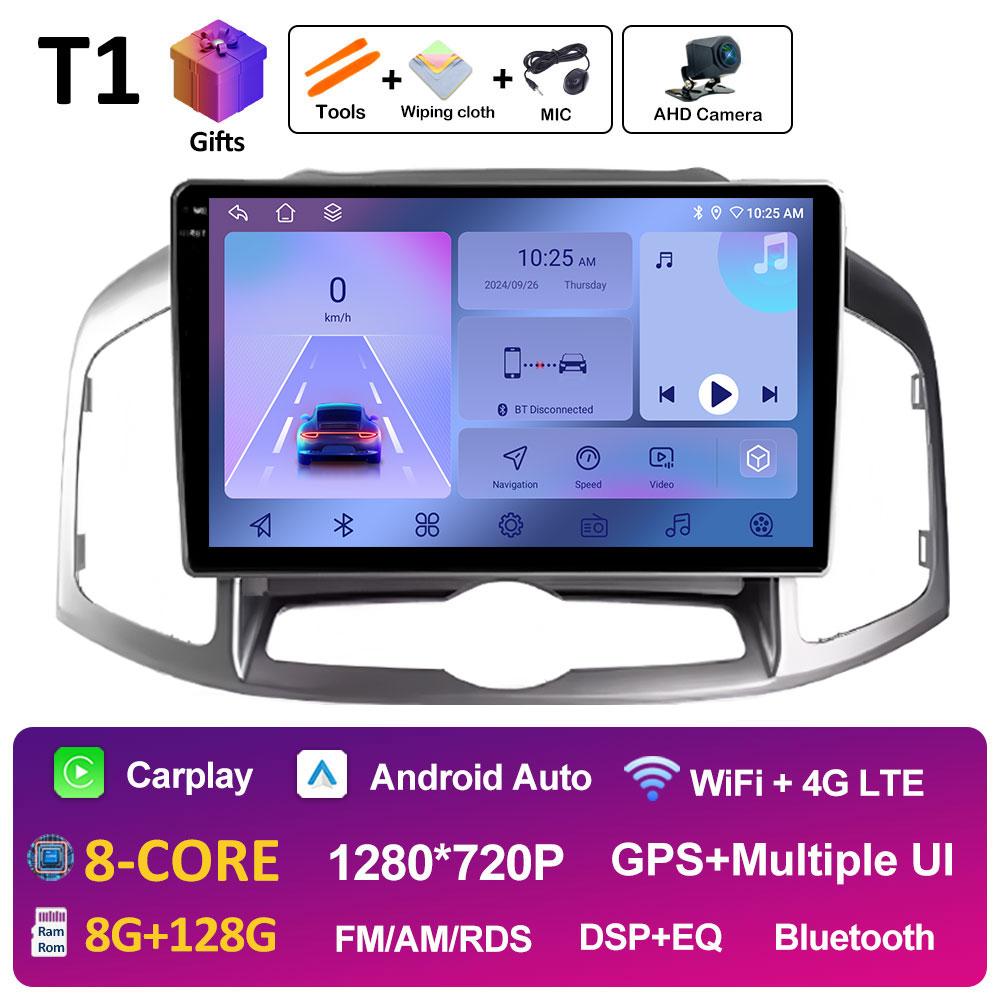 Android 14 Car Audio For Chevrolet Captiva 1 2011 2012 2013 2014 2015 2016 Radio Player Bluetooth Wireless Carplay DSP Stereo 4G