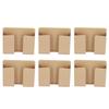 6Pcs Wall Mount Phone Holder   Adhesive Mobile Phone Charging Stand for Home Bedroom Bathroom