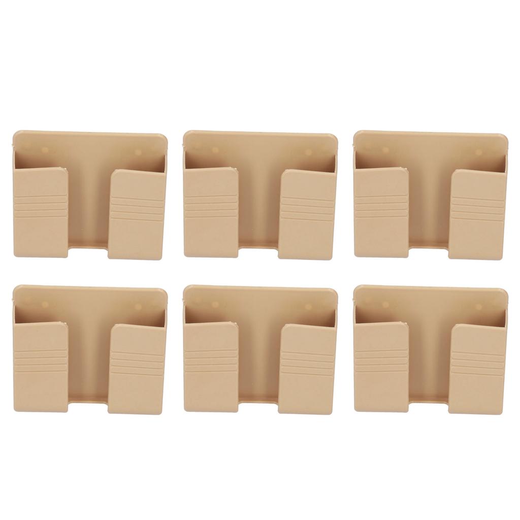 6Pcs Wall Mount Phone Holder   Adhesive Mobile Phone Charging Stand for Home Bedroom Bathroom