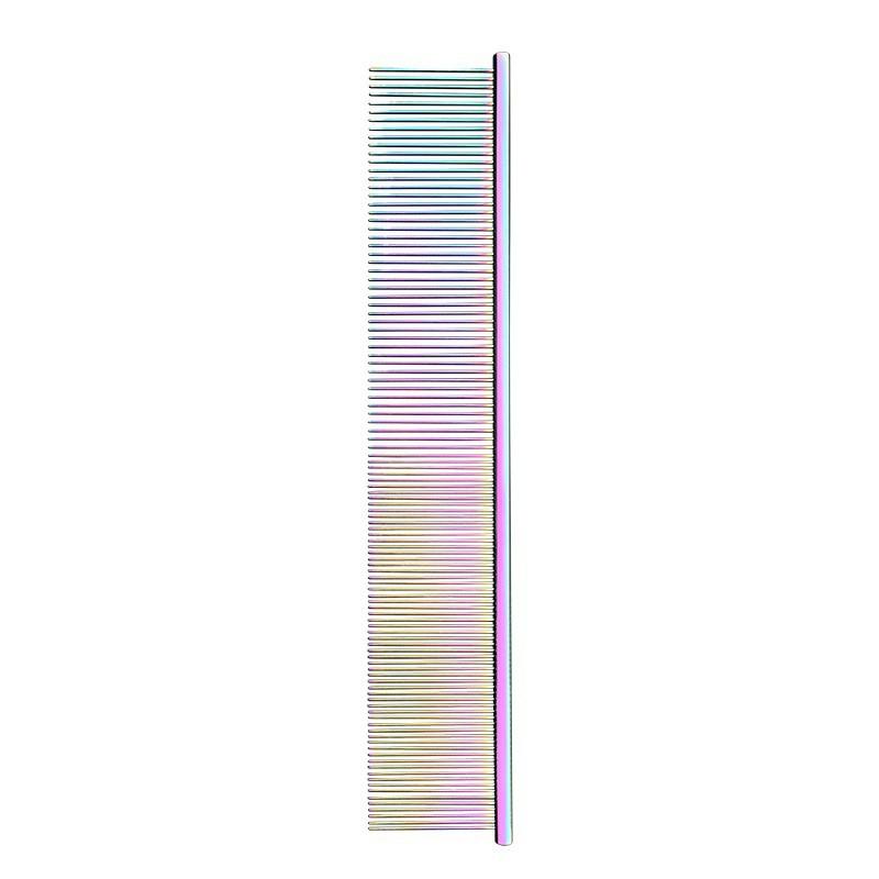 Professional Pet Grooming Comb Dogs Cats Stainless Steel Detangling Piano Style Hairbrush Shedding Removal