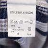 AVIREX Check Long Sleeve Flannel Shirt XL Gray Back Chain Stitch Men's Used
