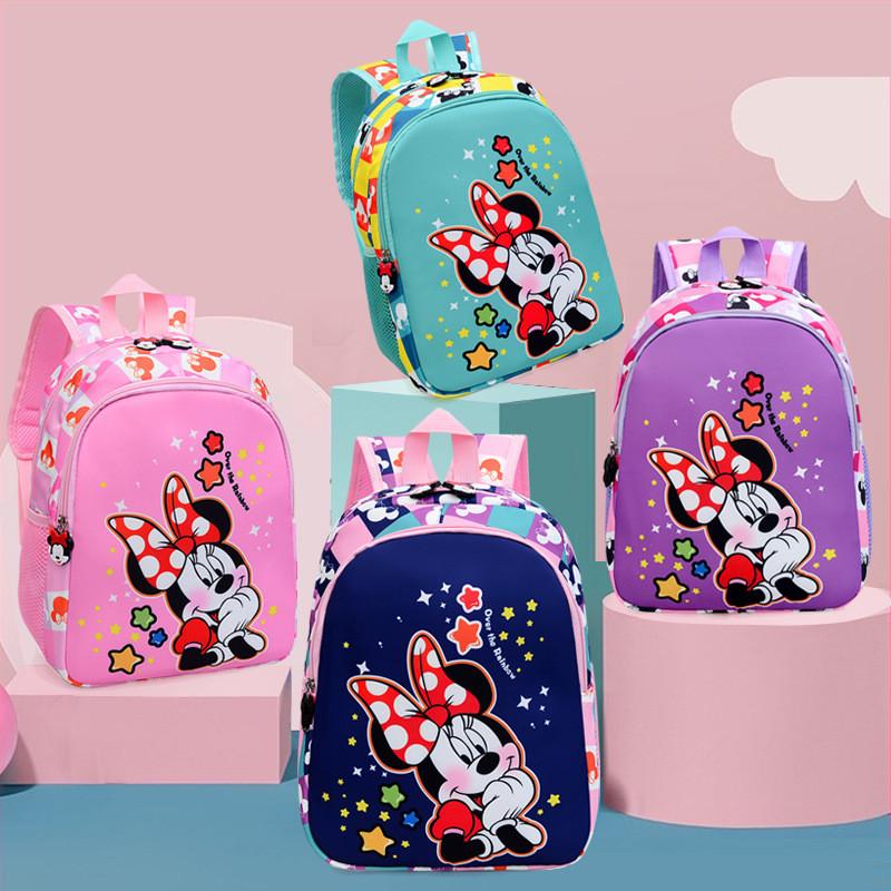 Cartoon Child Backpack School Girls And Boys With Nylon Breathable