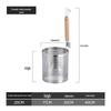 Stainless Steel Large Slotted Spoon for Mala Tang, Noodle Scooping, Boiling Soup, Straining & Hot Pot Vegetable Basket