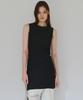 Milo Woman Shirred Zip-Up Mini Dress [Black]