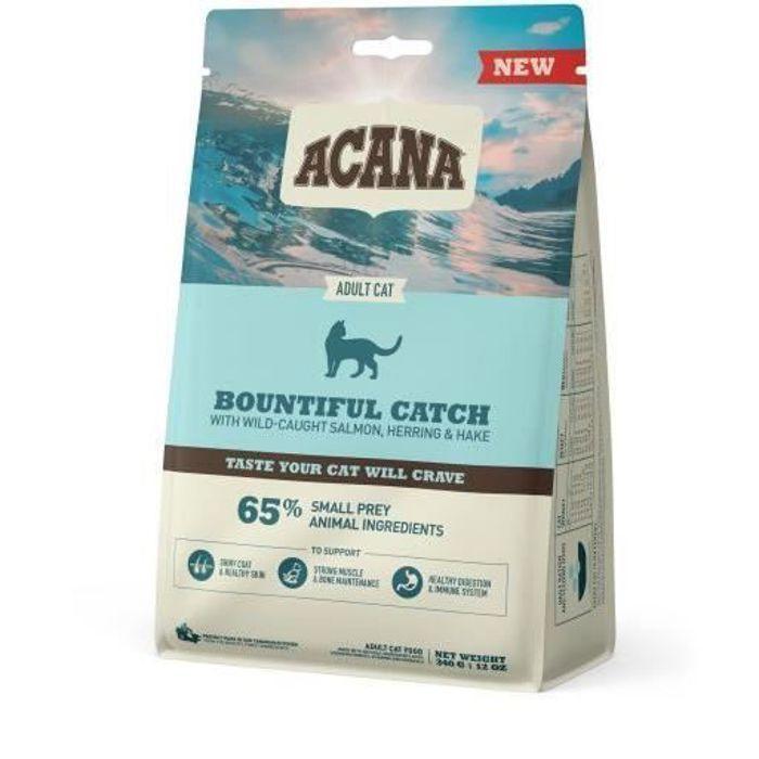 Croquettes Pour Chats - ACANA - Bountiful Catch - 1.8 Kg - Riche En Poissons - Soutient La Santé