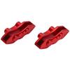 2pcs Set Metal Front Rear Brake Disc Calipers for LOSI SUPER BAJA REY 1 6 RC Car Upgrade PartsRed