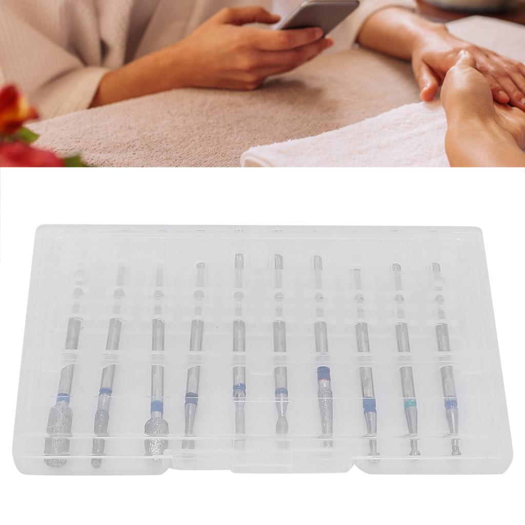 Nail Drill Bit Set Practical Safe Convenient Durable High Hardness Wearproof Nail Polishing Head for Women