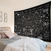 Classroom Reading Tapestry Pink Butterfly and World Map with Inspirational Quotes Tapestries for Bedroom Aesthetic Prepp