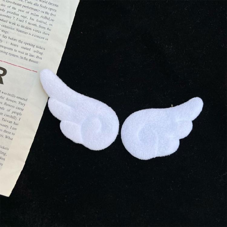 Multipurpose Farbic Angel Wing Pin With Safety Closures for Stylish Outfits Bags Hat Costumes Decoration