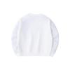 Anta Life Series Letter Round Neck Pullover Versatile Casual Loose Sweatshirt Women Sweatshirt Paper-White 162418715-3