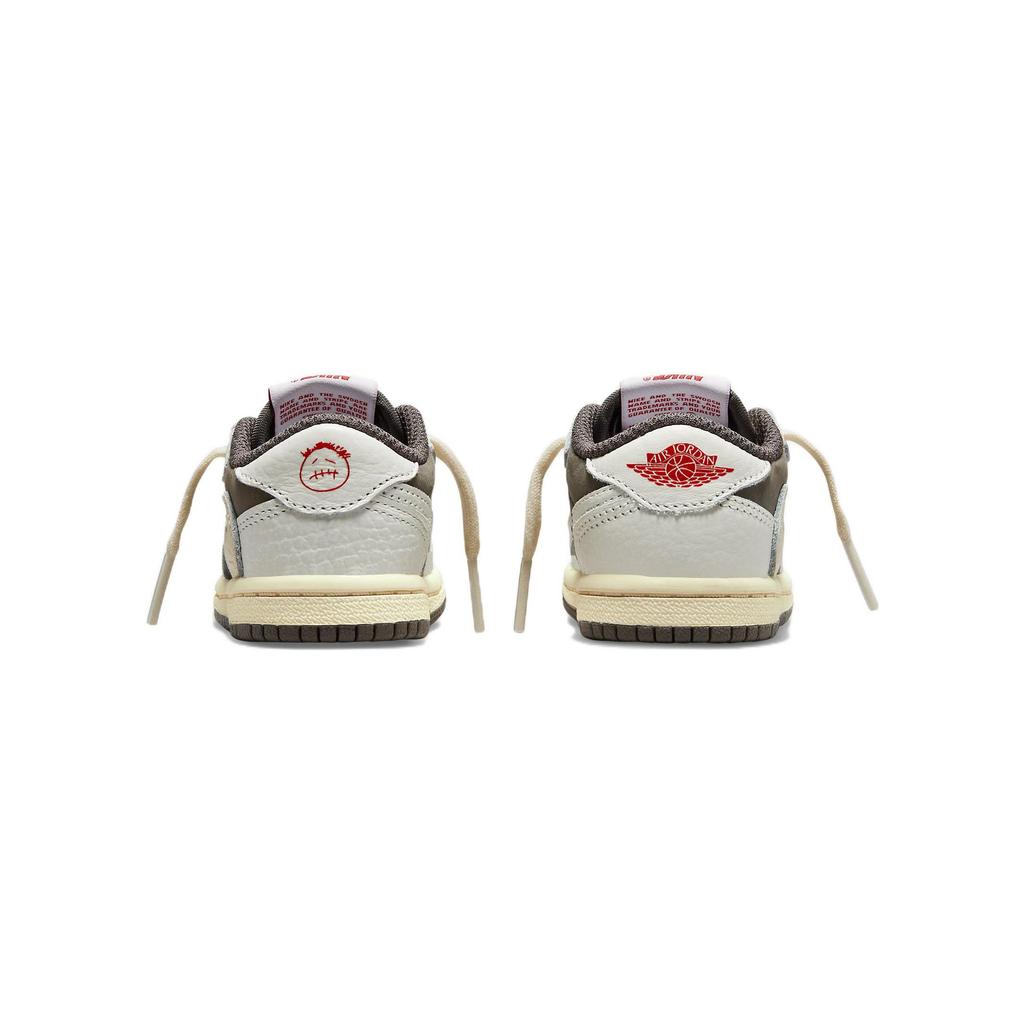 Travis Scott x Air Jordan 1 Retro Low OG TD Reverse Mocha Baby Sneakers Braun Sail University-Rot DO5441-162