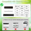 Thermal Printer Paper 8.5 X 11 Inch US Letter Size QuickDry Thermal Printing Paper Rolls Thermal Paper Compatible with M08FLett