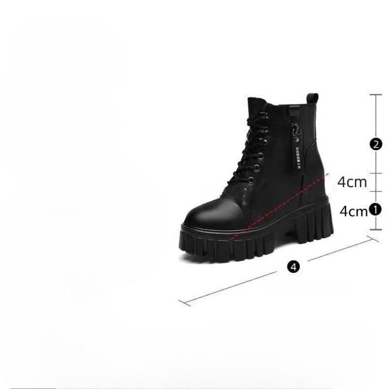 Neuer Stil Frühling-Herbst Einzelstiefel, Schuhe mit Absatzsteigerung, Gepolsterte Schuhe, Stiefeletten, Damenschuhe