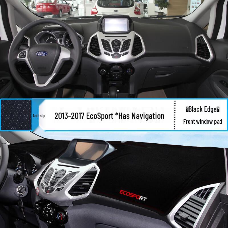 Ford EcoSport Dashboard Anti-Glare Mat: Sunshade, Heat Insulation, and Sun Protection Decor