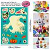 Big Sale/Pack Halloween Face Changer Sticker Halloween Pumpkin Puzzle Sticker Children's Fun Face Changer Sticker