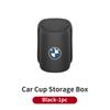 BAGW4 2026 Car Sticker Car Door Water Cup Holder Back Seat Drink Rack Leather Storage Box For BMW Performance F30 F20 F10 F40 E92 E91
