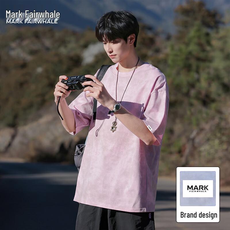 Mark Fairwhale Men s Tie-Dye Pure Cotton Short Sleeve T-Shirt S