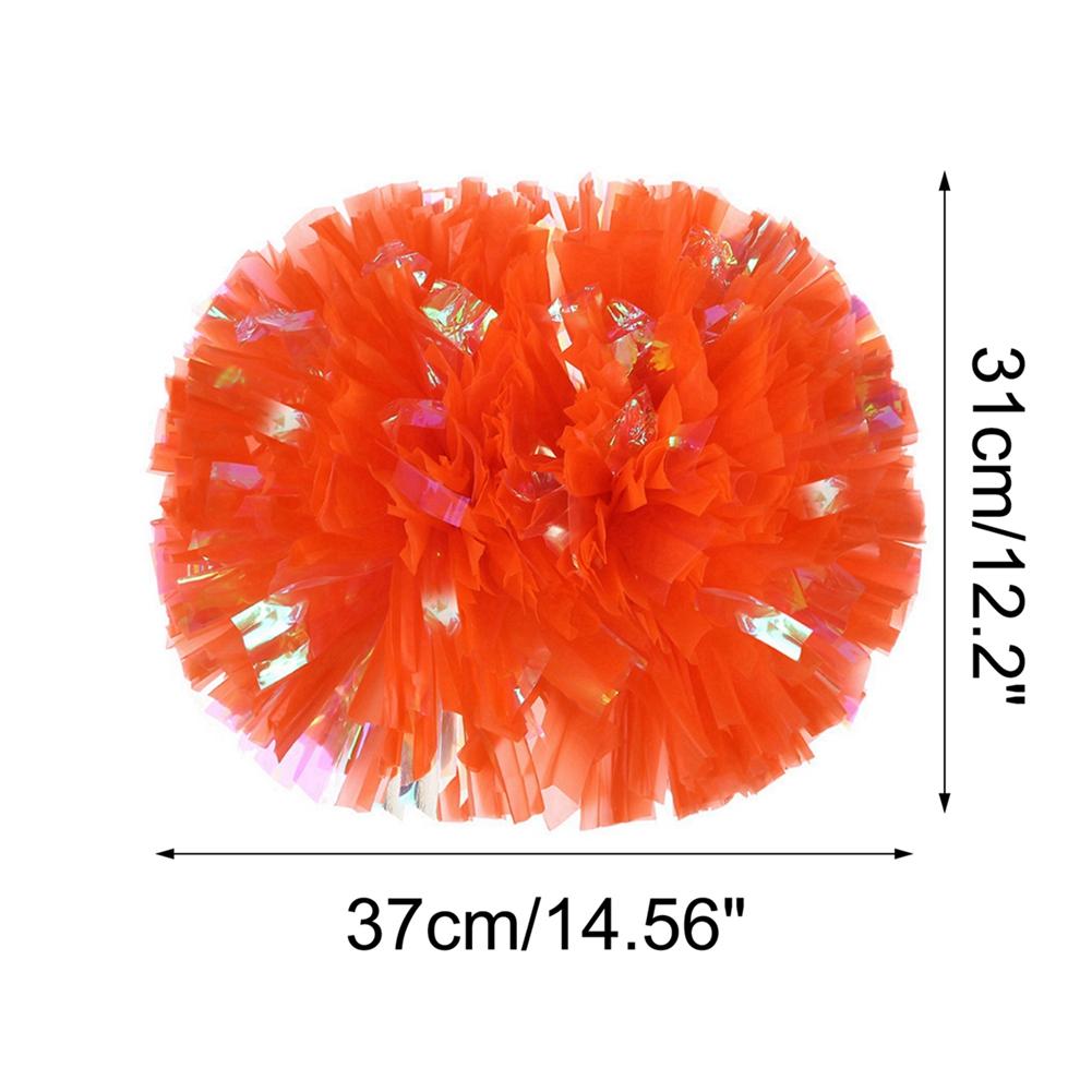 2PCS Colorful Game Pompoms DIY Cheap Cheerleading Cheering Flower Ball Finger Ring Dance Sports Match Product Club Sport Supply
