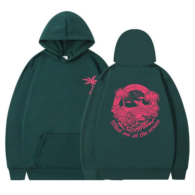 Plus Size Women's Retro Hip Hop Hoodie - Street Style Letter Print, Loose Fit, Autumn/Winter Fashion