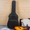 39-Zoll-Gitarrentasche mit zwei verstellbaren Schultergurten, verdickter E-Gitarrenkoffer, wasserabweisendes Fach mit Reißverschluss, E-Bass-Tasche