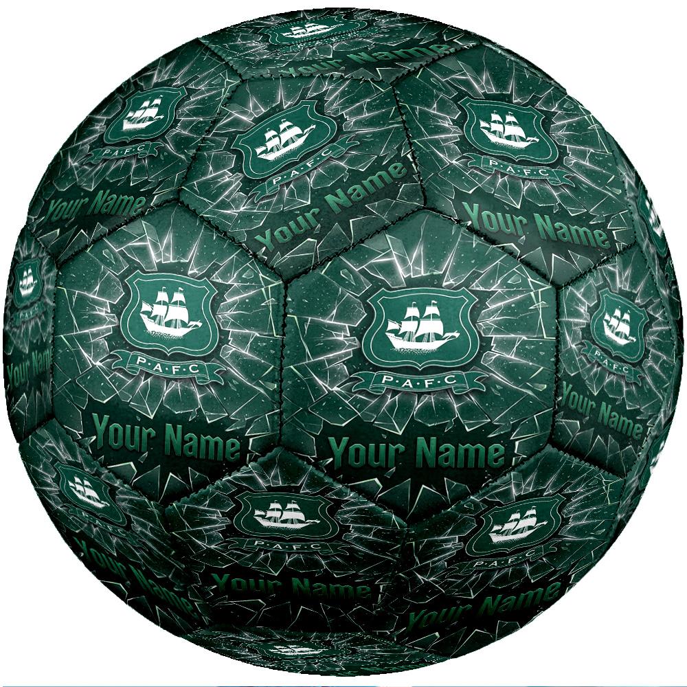 Plymouth Argyle FC Fashion Size 5 Football Wearproof Non‑Slip Soccer Ball For Sports Training Entertainment Use