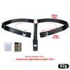 FRRK Adjustable Chastity Lock Belt with Elastic Buttons for Outing Wear