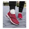 Women's Breathable Casual Slip-On Traditional Cloth Shoes, Velcro-Strap Senior Comfort Soft-Soled Footwear.