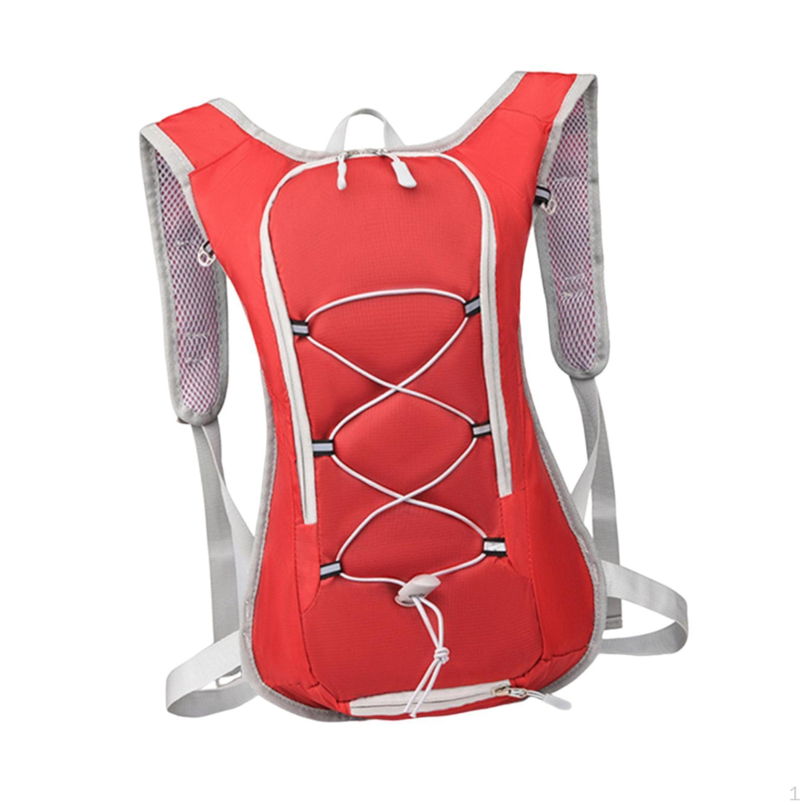 

Hydration Backpack Daypack Multiple Pocket Rucksack Portable Pack Outdoor Sport Bag for червоний