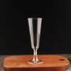 20/40Pcs Disposable Champagne Glasses 150ml Clear Plastic Flutes Stemmed Wine Glasses for Weddings Parties Lightweight Shatterproof Party Cups