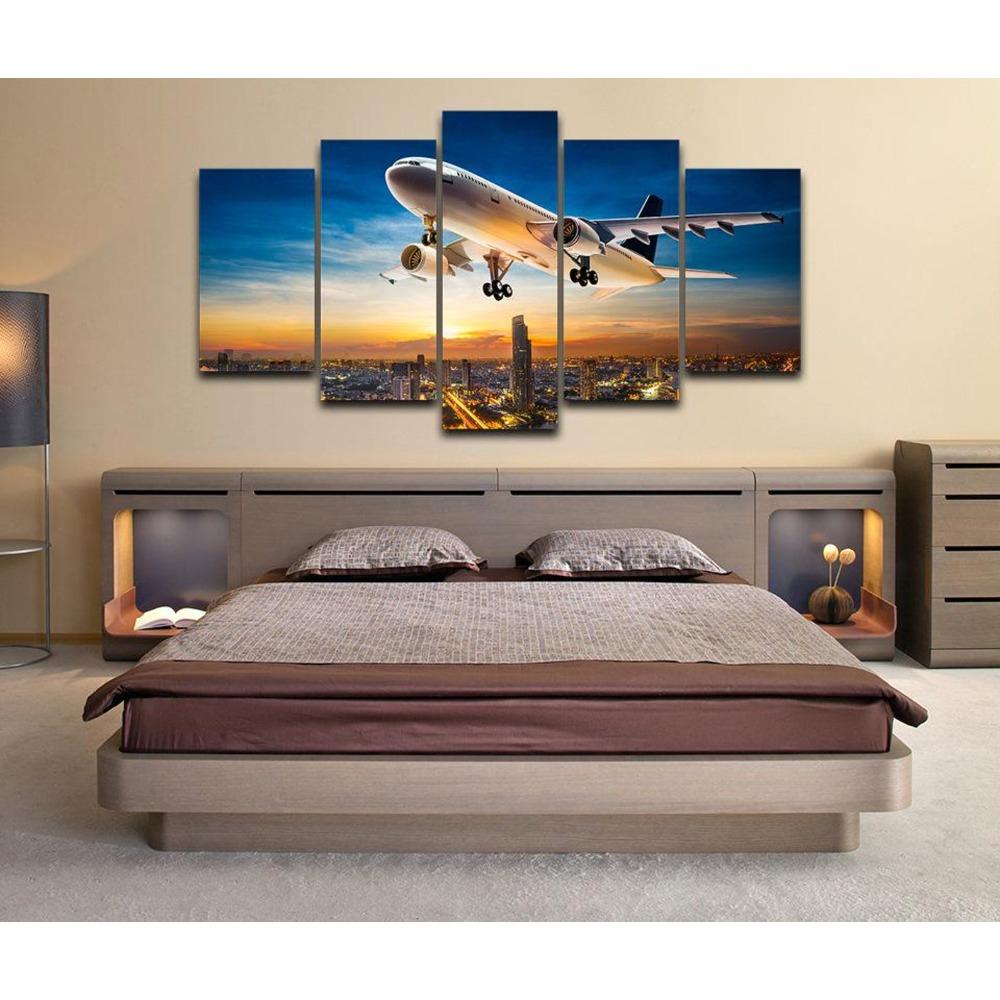 

5 Piece Canvas Wall Art Modern Artwork Canvas Panel Prints for Home Decor - 20X35 20X45 20X55CM