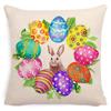 Pillowcase Easter Pillowcase Cartoon Truck Garland Rabbit Egg Animal Plaid