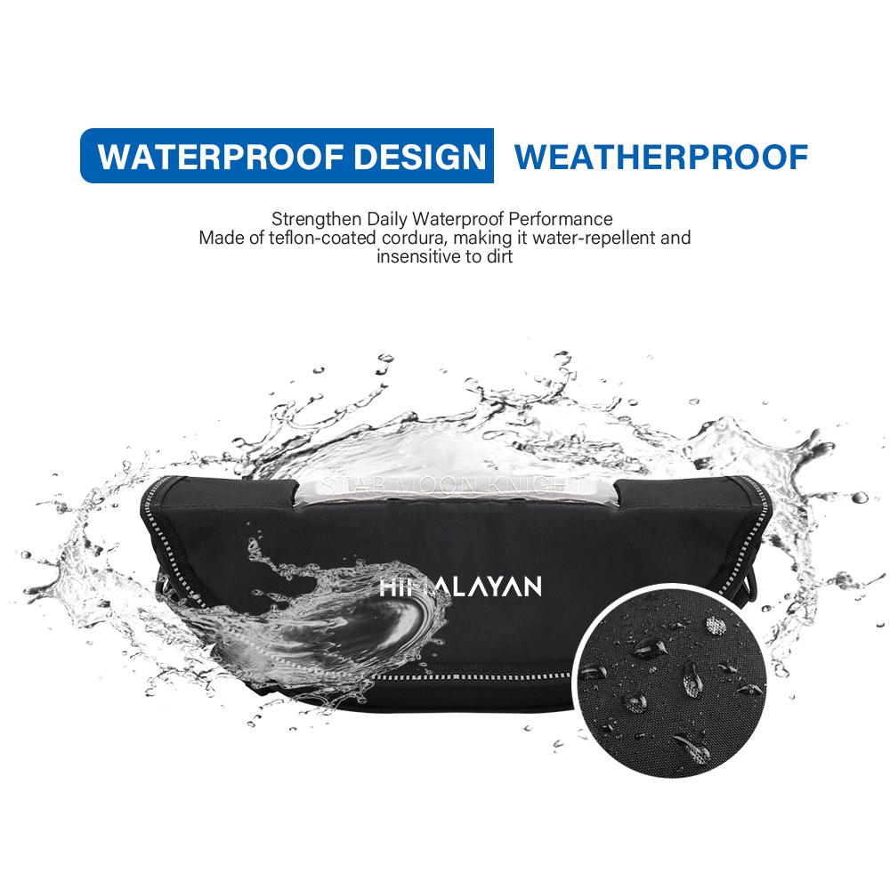 Sac à Outils De Moto En Cuir Rond Sangles De Fixation Bagages Toolbag