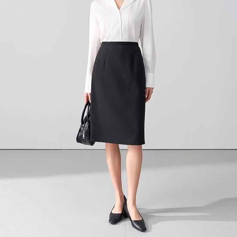 Women's Professional Black Pencil Skirt