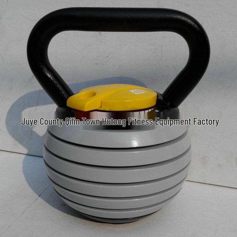 Adjustable Cast Iron Kettlebell for Home and Gym Fitness