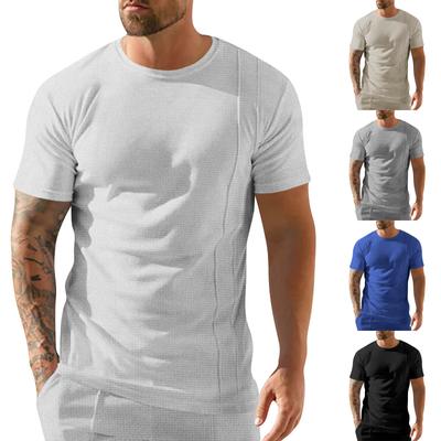 Men's Summer Leisure Culture Breathable Short Sleeved Shirt Top