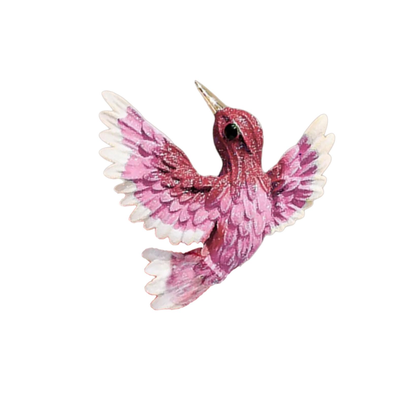 

Брошь в китайском стиле с птицей, стильная брошь, забавная брошь для рюкзаков и аксессуаров для одежды, идеально подходит для детей и взрослых фиолетовый