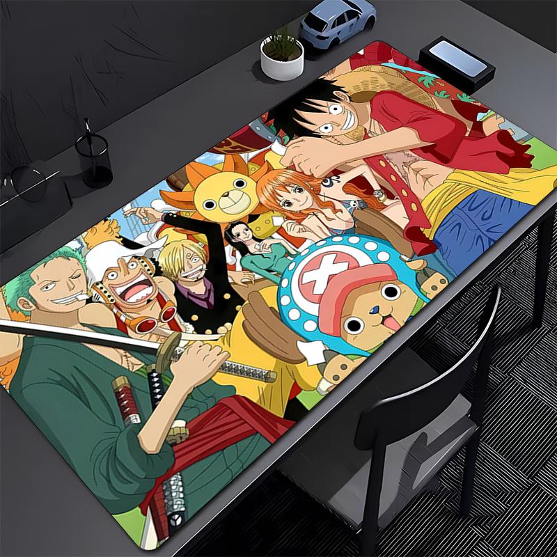 Popular Anime Mouse Pad Office Laptop Gamer Keyboard Mousepad Pc Computer Desk Mat Gaming Pad One Piece Mouse Mats For Best Gift
