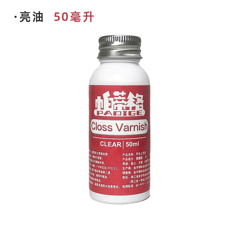 

50/100/200ml Water-based Polish Transparent Quick-drying Plaster Doll Dustproof and Brightening Sealing Polish