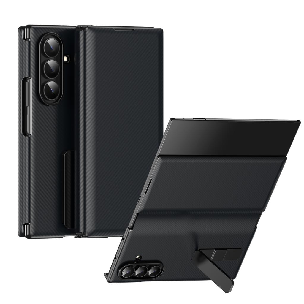 With Touch Pen for Samsung Galaxy Z Fold 6 7 5 5 4 3 TriFold Case Hinge Armor Shockproof Full Screen Protector Folding Cover