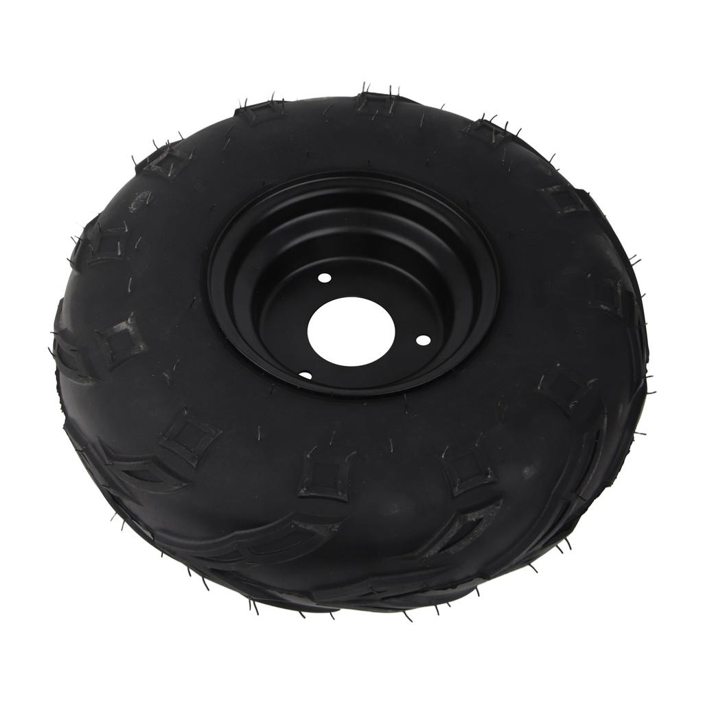 14570?6 ATV Tubeless Tire Tyre with 6in Rim Rubber Universal for Go Kart UTV Quad Bike 4 Wheelers