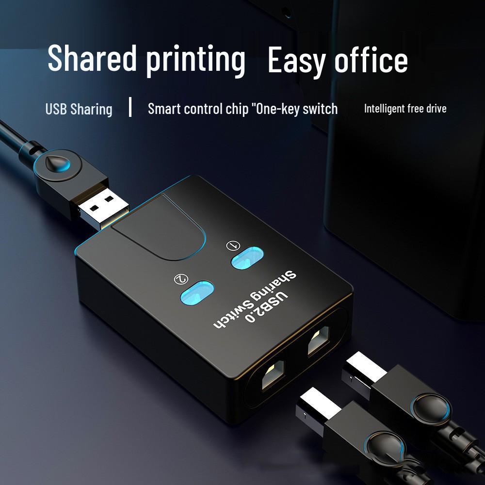 USB Printer Splitter: Dual Machine Sharing Converter Without Network