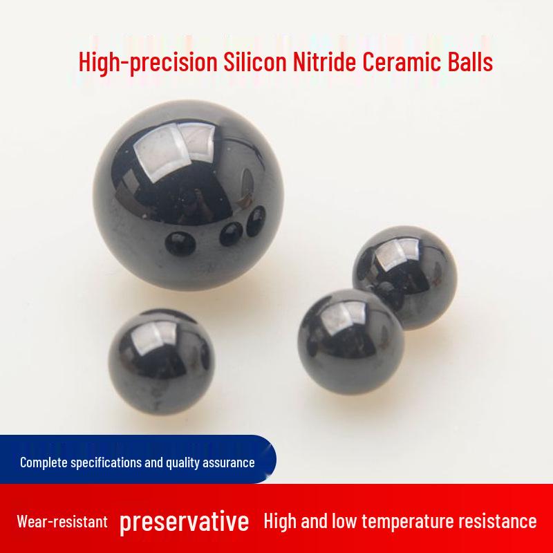 

G5 High Precision Silicon Nitride (Si3N4) Ceramic Balls - 4/5/6/6.35/8.5/9/10/12 mm for Bearings 1.2mm/10pcs